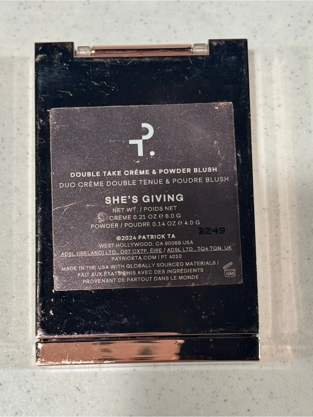Patrick Ta Double Take Creme & Powder Blush - She’s Giving Pink